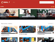 Tablet Screenshot of canal-7.net